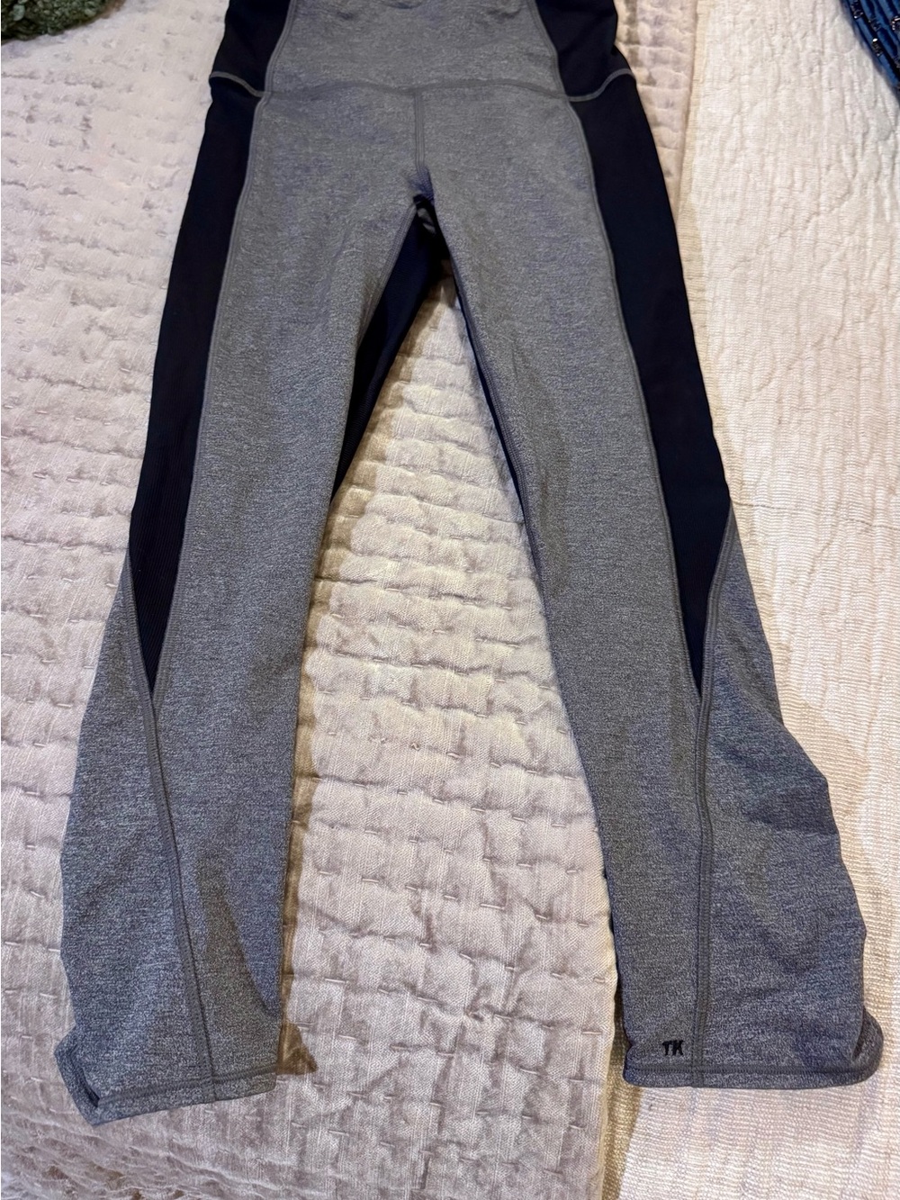 lululemon athletica Gray and Black Performance Leggings